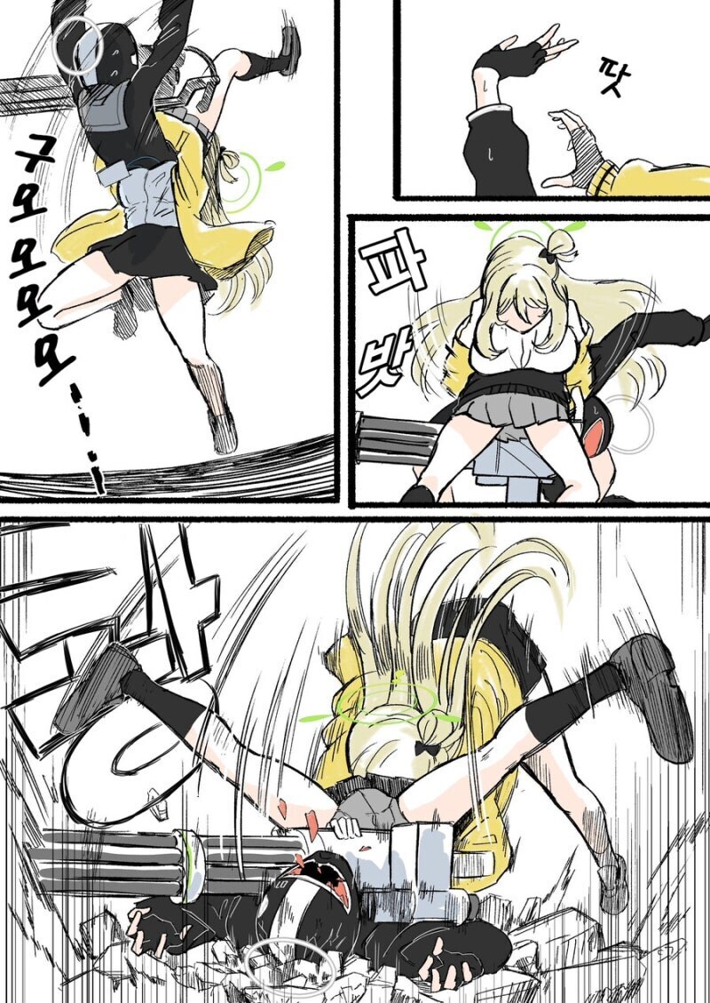블루아카) 근접전으로 들어가는 노노미 만화.manhwa_2.jpg