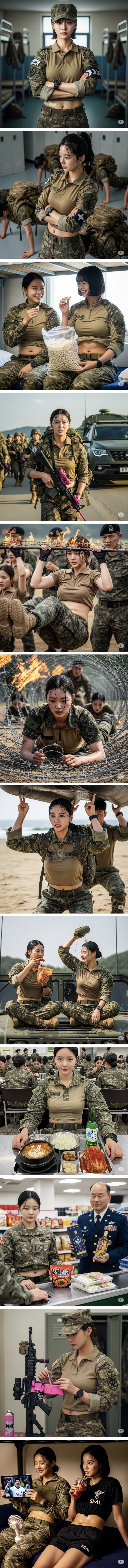 Ai가 그린 한국 해병대, UDT/SEAL 여군들의 일상.jpg_3.jpg
