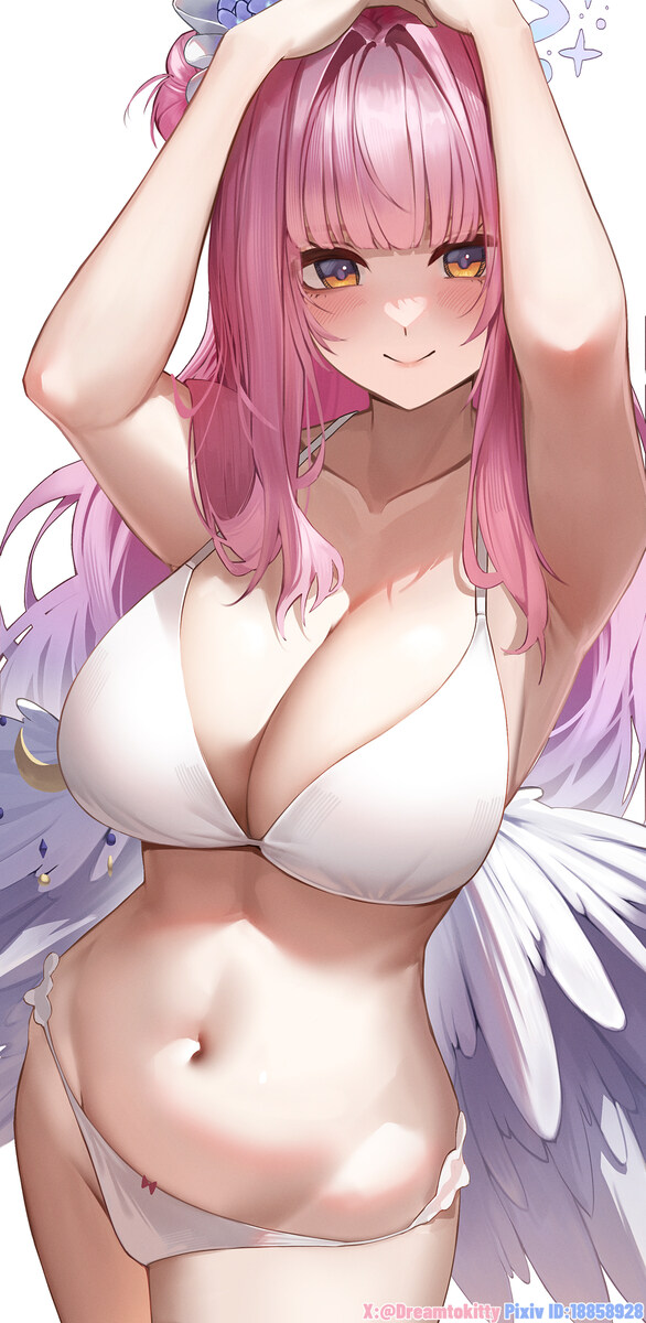블루아카) 코하루 수영복 입은 미카 외 여러장_4.jpg