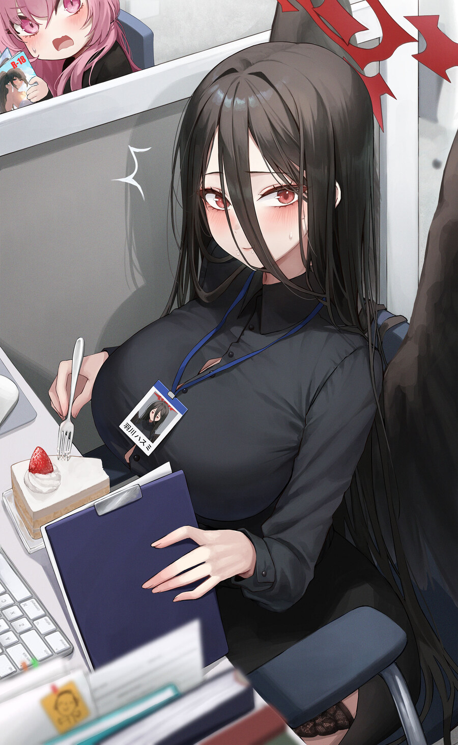 [블루아카] 노출 없이 건전한 하스미_3.jpg