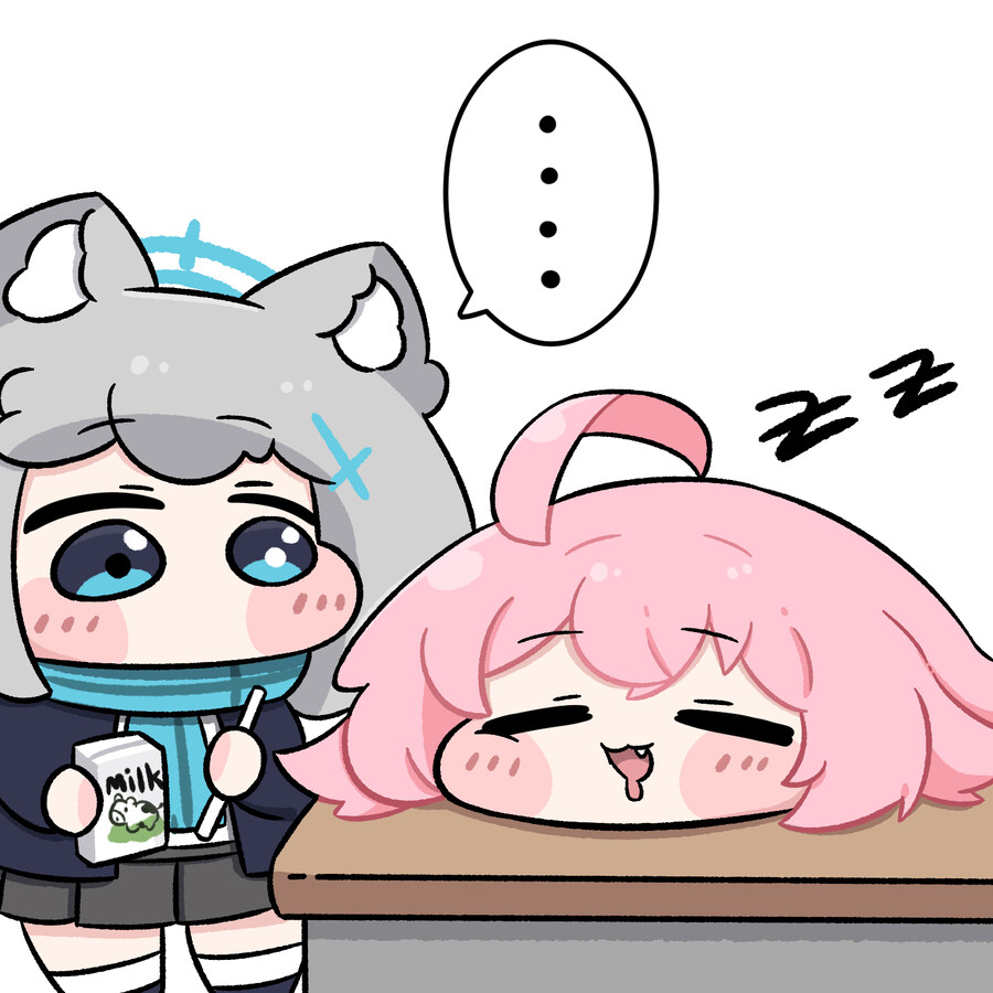 (블루아카)잠자는 호시노 볼따구 당기기_2.jpg