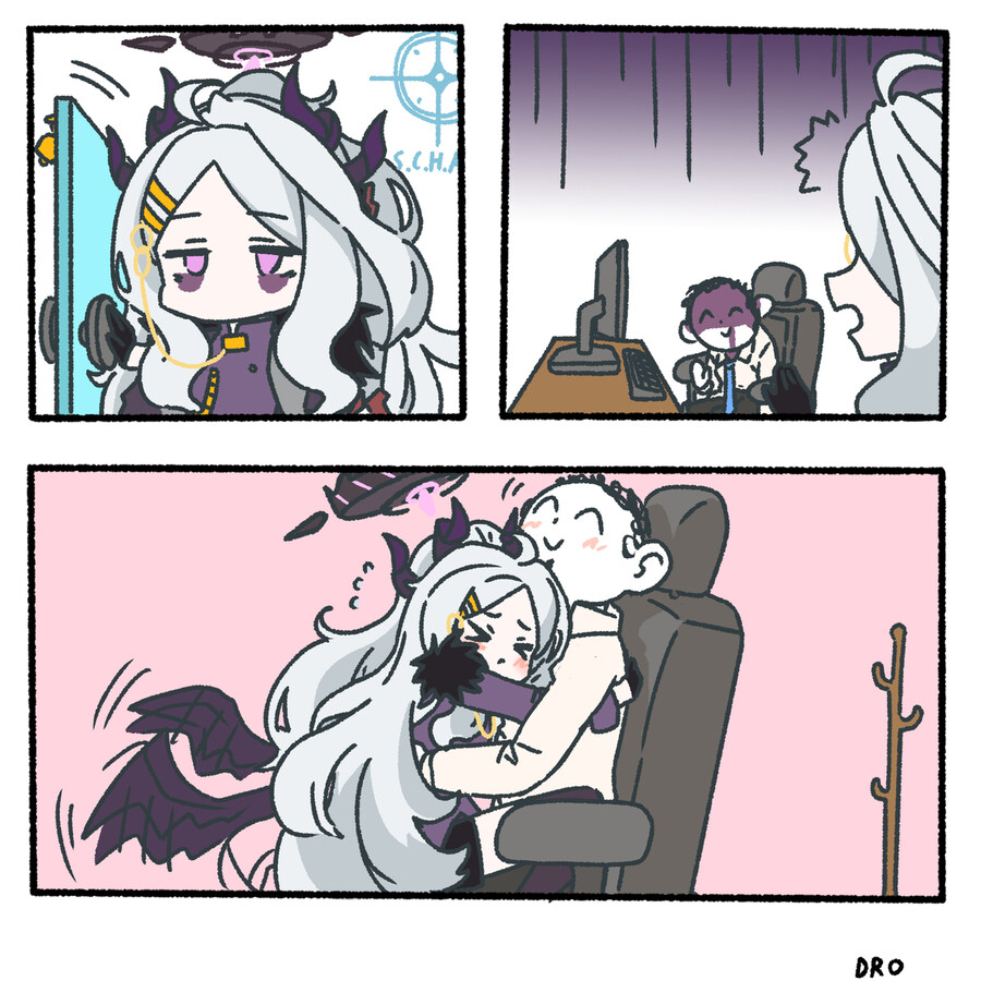 블루아카) 내 장래희망은 히나의 안는 베게가 되는거다_1.jpg