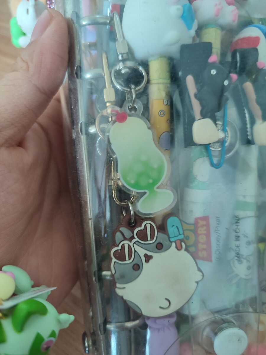 수첩에 잔뜩 피규어 키링 달아줌_12.jpg