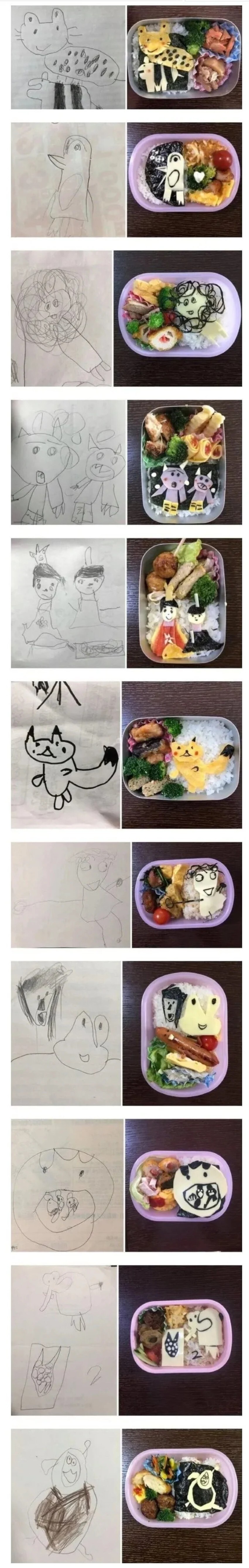 딸이 그려준 그림대로 도시락을 싸준 아빠.jpg_1.jpg