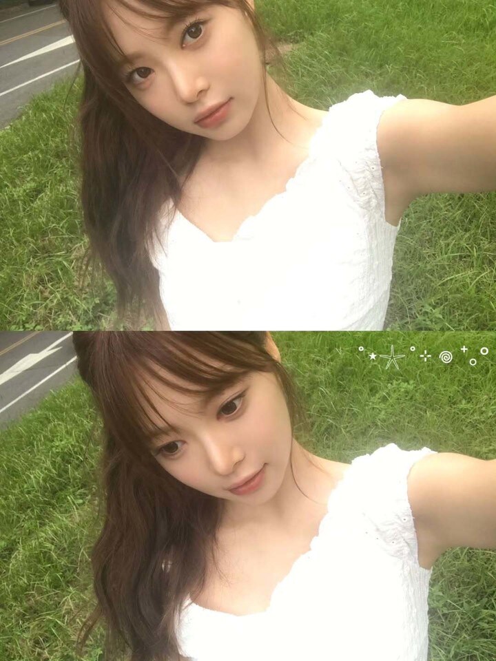 르세라핌 홍은채, 청초함의 정석…한 장면마다 '비현실 미모'_1.jpg