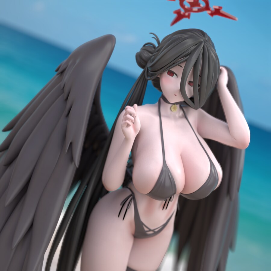 블루아카) 하스미 수영복 피규어 모델링_2.png