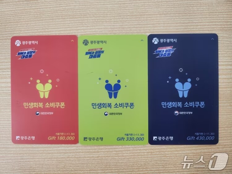 광주시, 소비쿠폰으로 계급나누기? "기초수급자는 남색"_1.png