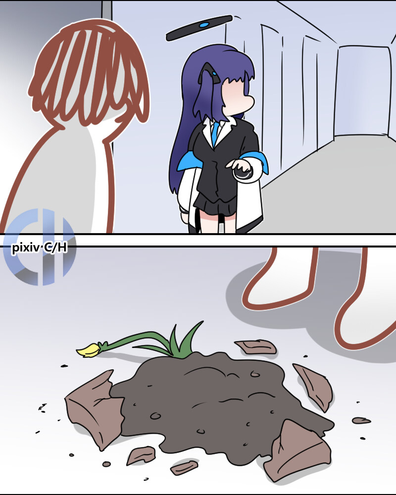 블루아카) 선생님께 직접키운 꽃을 선물하는 하루카.manhwa_6.jpg