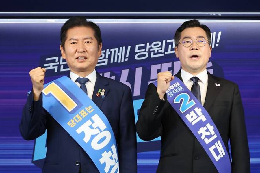 ‘이재명표 기본사회’ 당권주자 이해도?…박찬대 24점 vs 정청래 43점_1.png