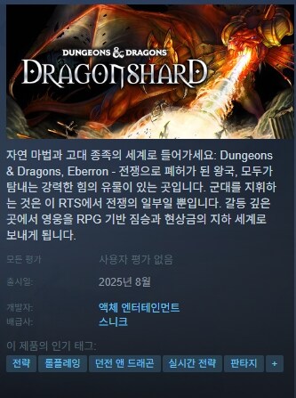 던전 앤 드래곤: 드래곤샤드, 포가튼 렐름: 데몬스톤 스팀 상점 등록_2.jpg