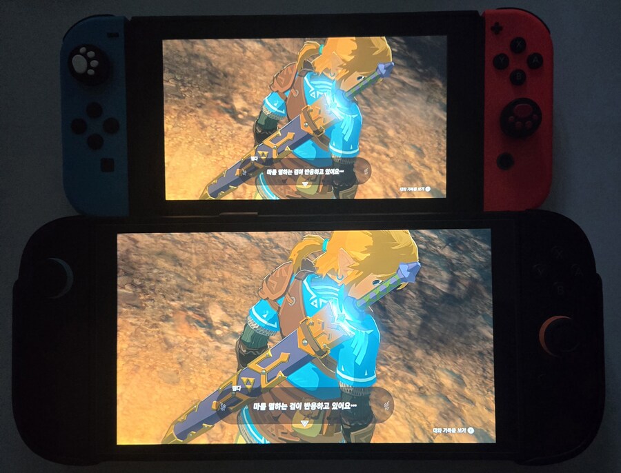 젤다 왕눈 휴대모드 스1 스2 차이?_1.jpg