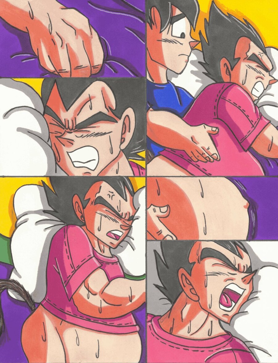 제곧내) 오공의 품에서 출산하는 베지터_1.jpg