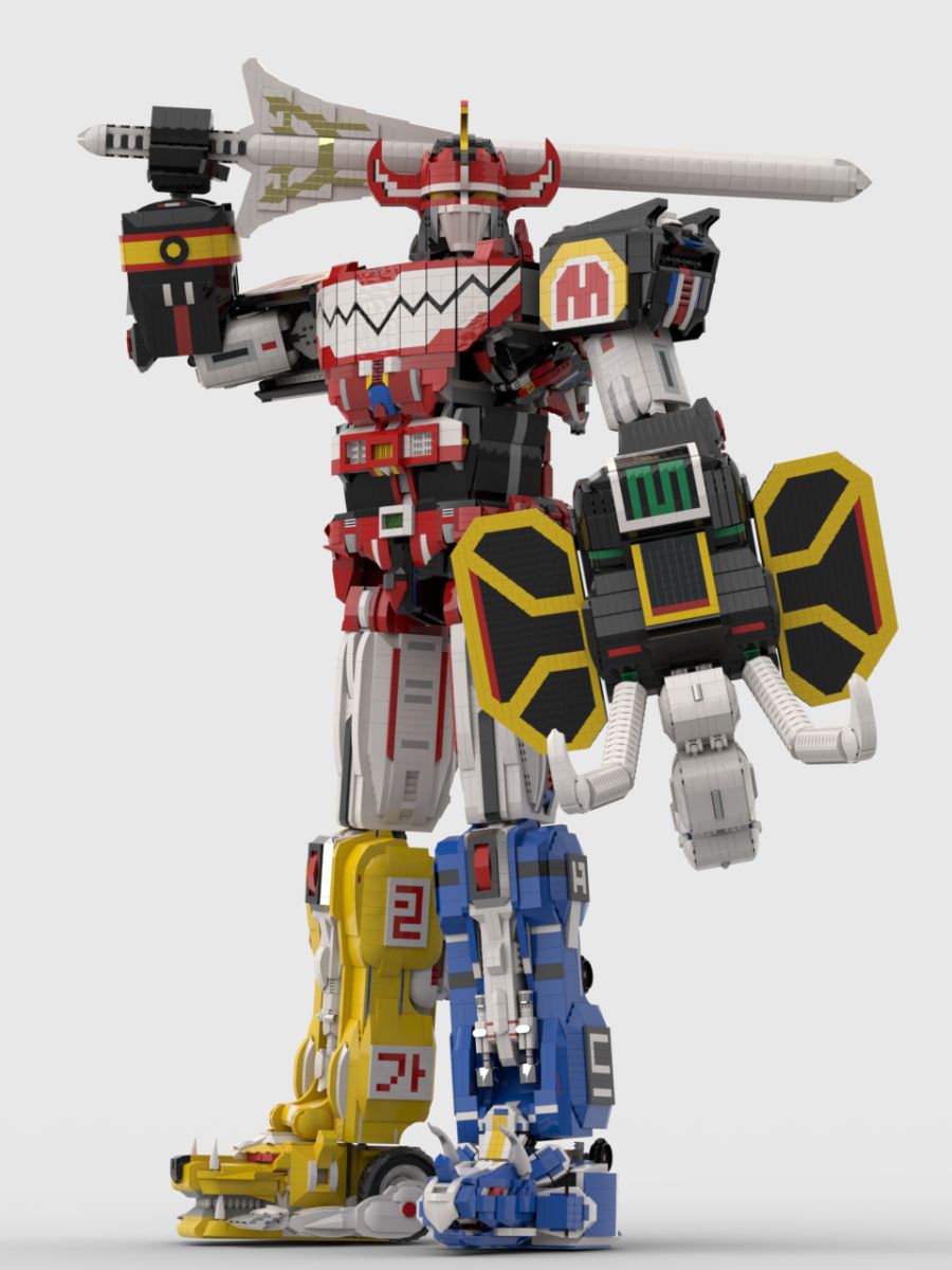 레고로 만든 무적! 파워레인져의 대수신(大獣神) - Megazord 최종완성_4.png