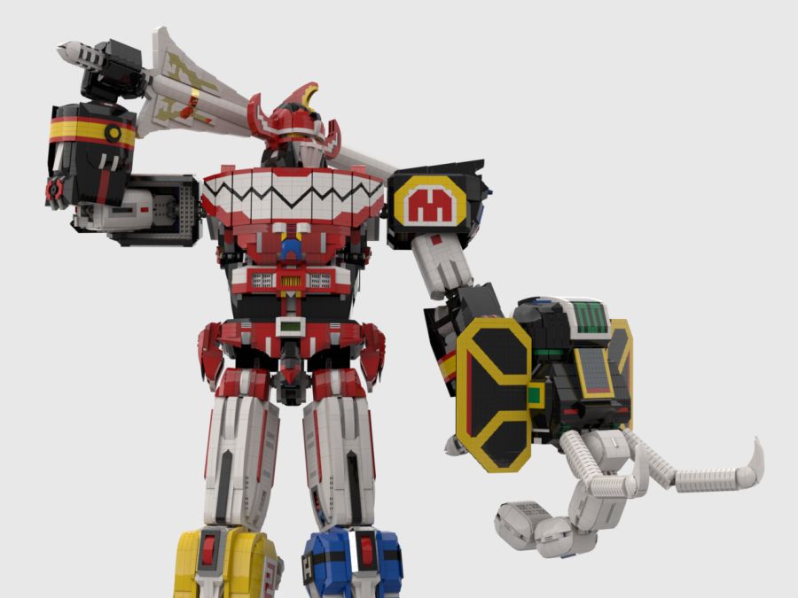 레고로 만든 무적! 파워레인져의 대수신(大獣神) - Megazord 최종완성_8.png