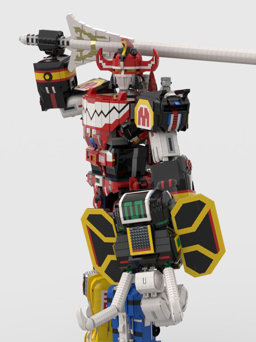 레고로 만든 무적! 파워레인져의 대수신(大獣神) - Megazord 최종완성_9.png