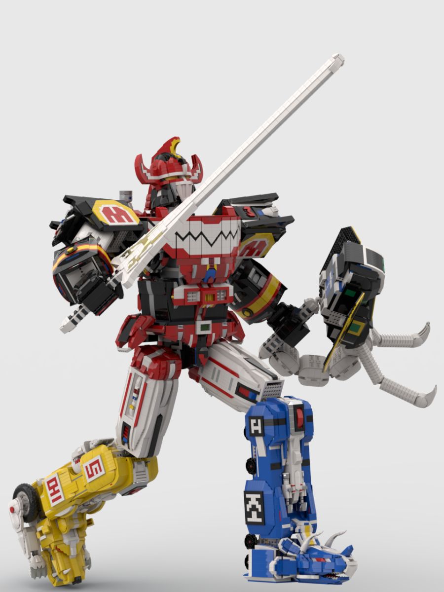 레고로 만든 무적! 파워레인져의 대수신(大獣神) - Megazord 최종완성_12.png