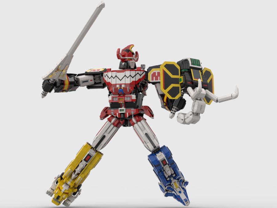 레고로 만든 무적! 파워레인져의 대수신(大獣神) - Megazord 최종완성_14.png