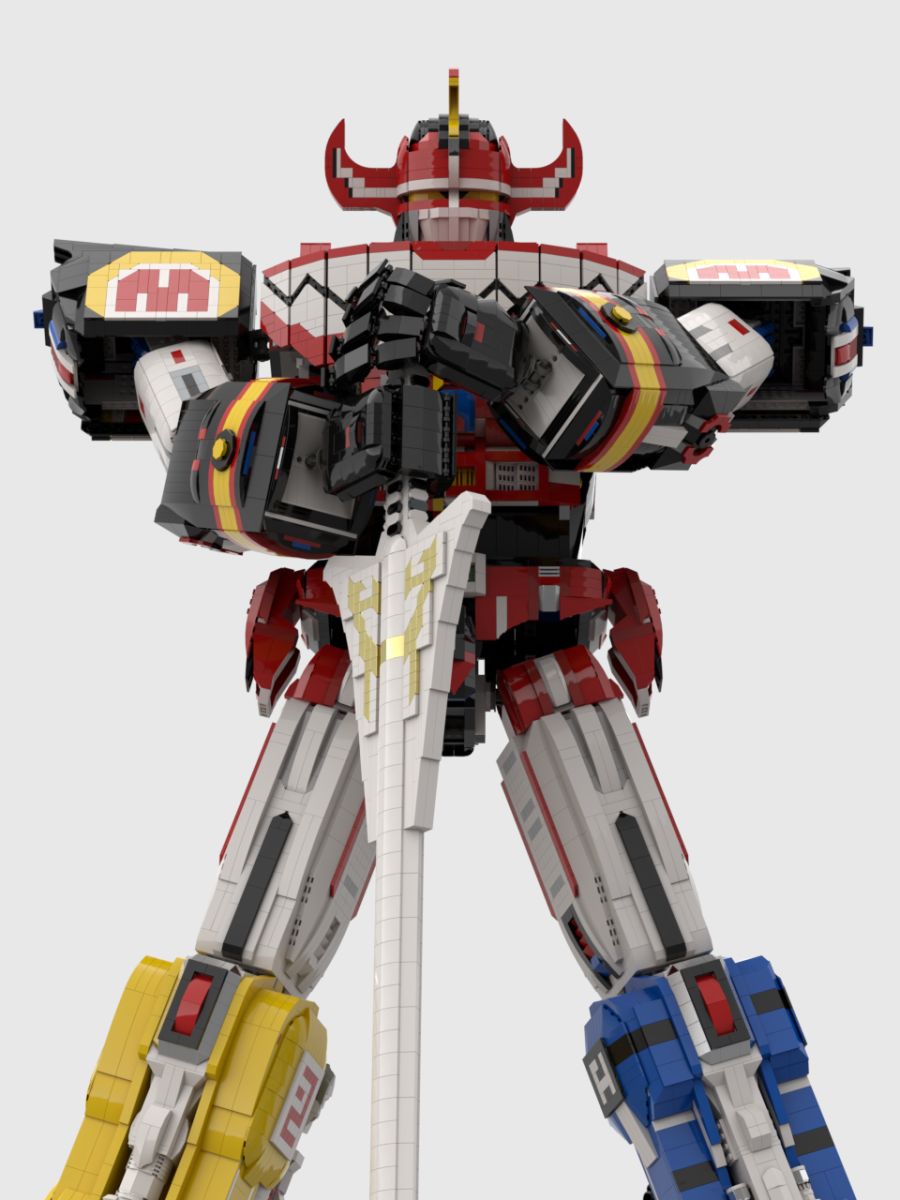 레고로 만든 무적! 파워레인져의 대수신(大獣神) - Megazord 최종완성_23.png