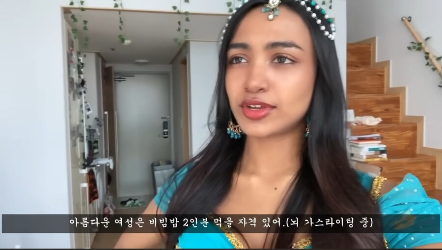 자스민 공주가 비빔밥 2인분에 차돌된장찌개를 먹음_1.jpg