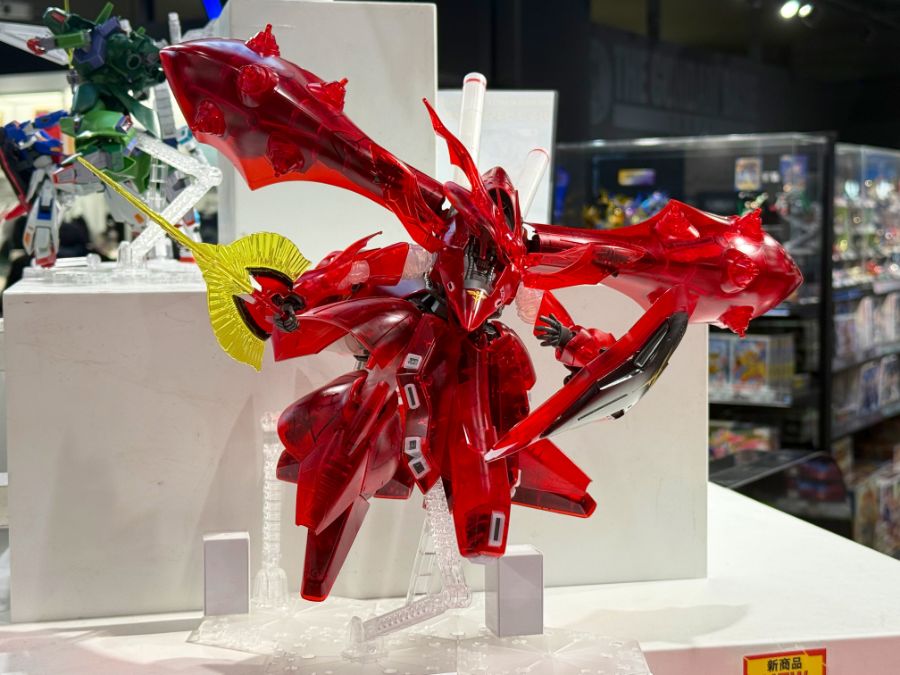 HGUC 1/144 나이팅게일 클리어 컬러 전시 & 가조립 사진_2.jpg