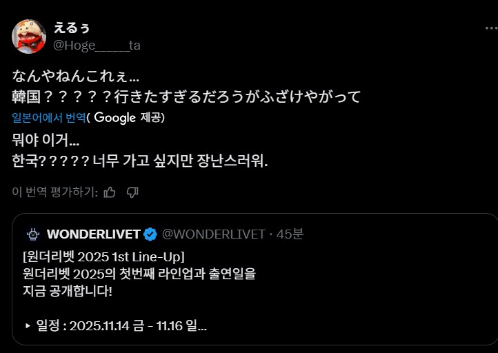 일본에서 난리난 한국 페스티벌 라인업_11.png