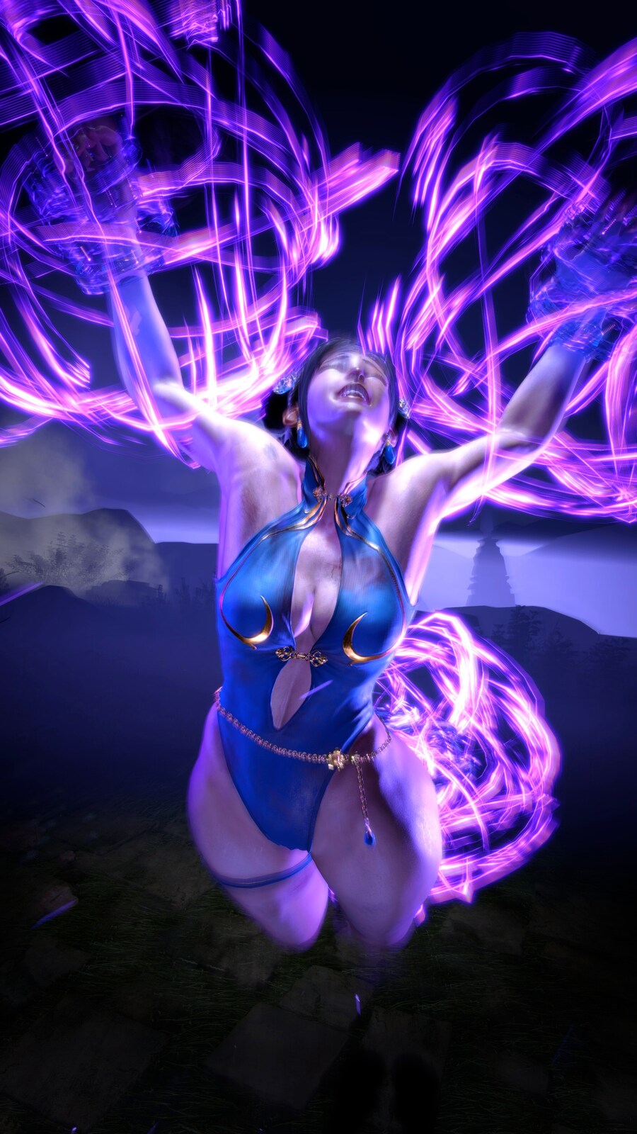 샌드백이 되어버린 수영복 스킨 춘리 ㅠㅠ_2.jpg