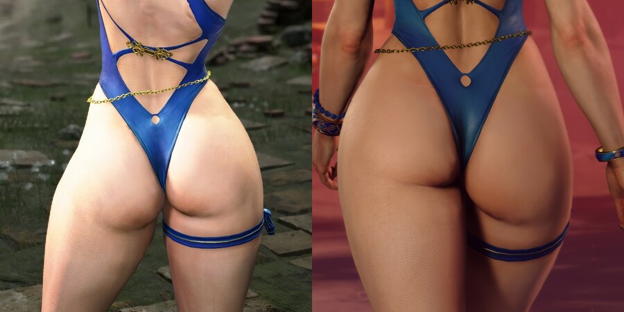 좋아요 4만개가 넘은 수영복 춘리 렌더링 짤_5.png