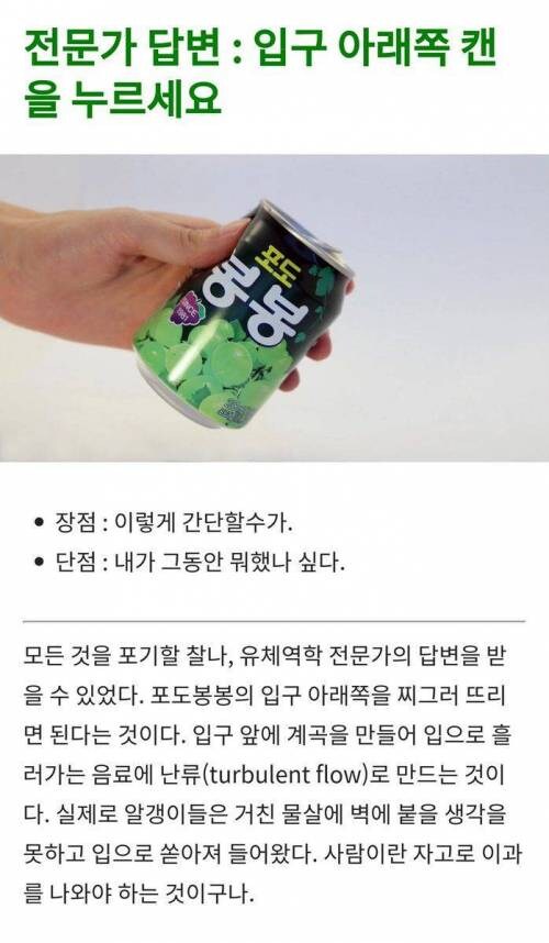 포도봉봉 건더기 남김없이 먹는방법