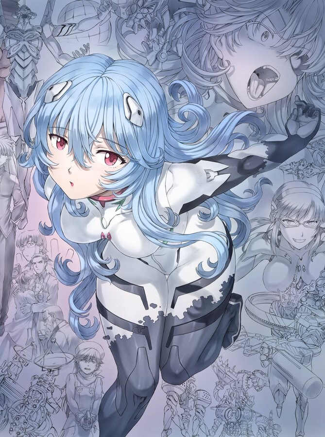 에반게리온]모구단이 그린 레이_1.jpg