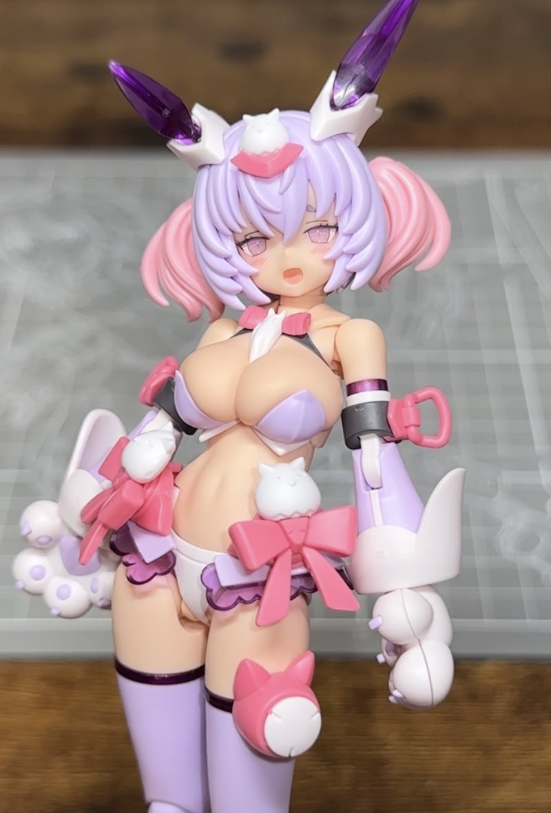 [코토부키야] PUNI☆MOFU 샤오 가조립 & 특전 파츠 조합 사진_13.jpg