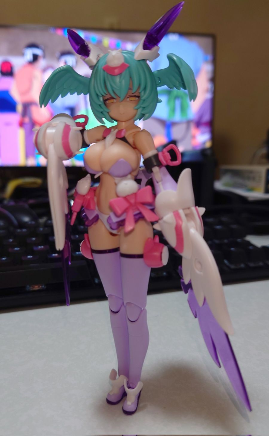 [코토부키야] PUNI☆MOFU 샤오 가조립 & 특전 파츠 조합 사진_26.jpg