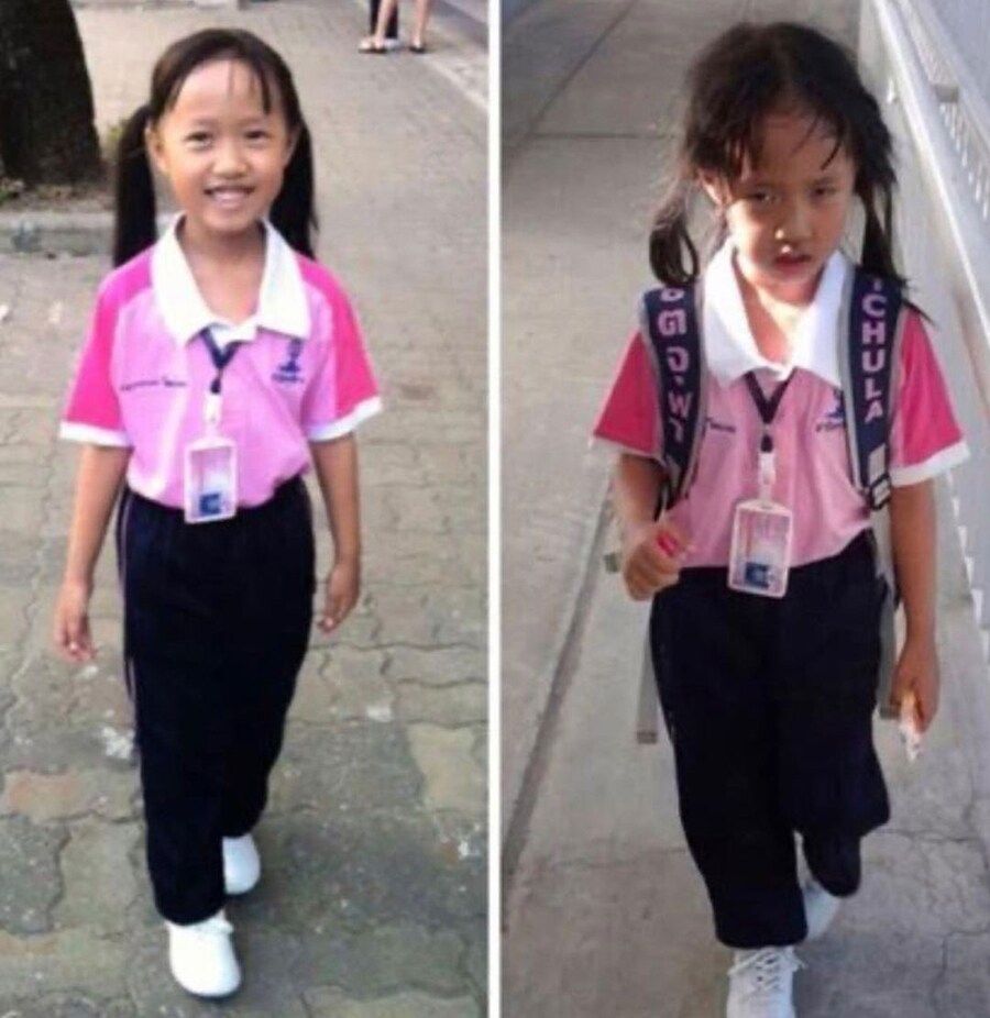 "우리 딸~ 학교 첫날인데 재밋었어~?"_2.jpg