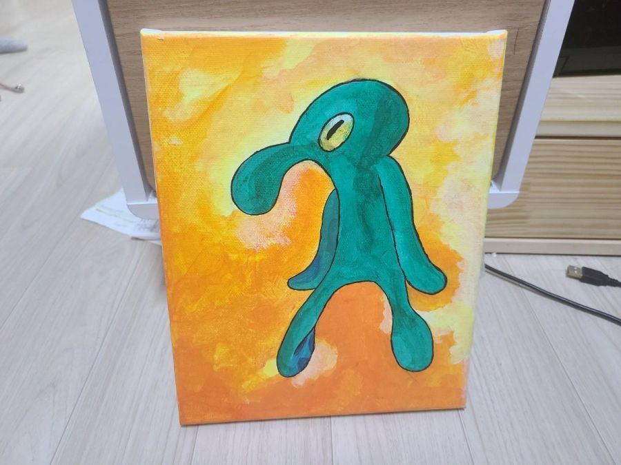 [스폰지밥] "징징이 그림 의외의 사실."_2.jpg