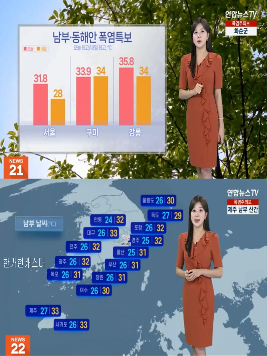 내일도 강한 비 주의(남부 및 동해안 폭염특보, 화요일까지 전국 비)_5.jpg