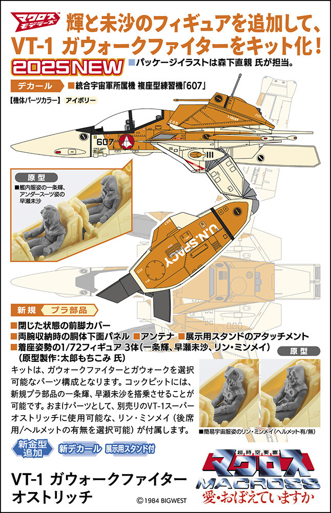 [하세가와] 마크로스 1/72 VT-1 가워크 파이터 오스트리치_1.jpg