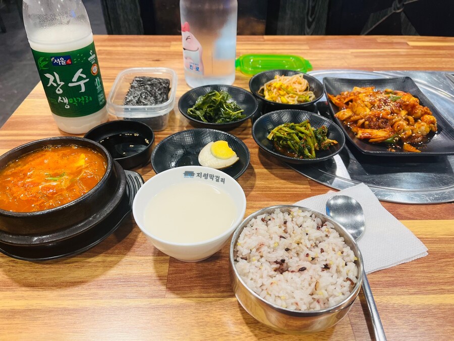 불금 막걸리 쭈꾸미 혼술 한상_1.jpg