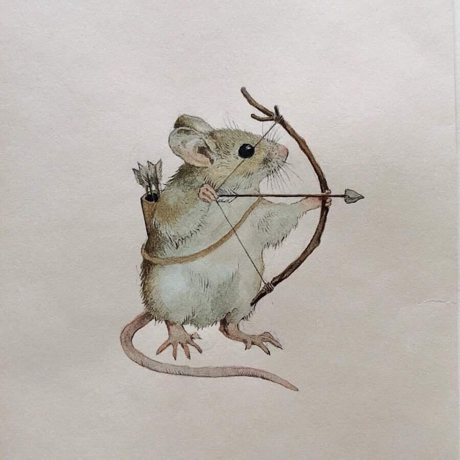 판타지 직업을 가진 소동물들 그림.jpg_8.jpg