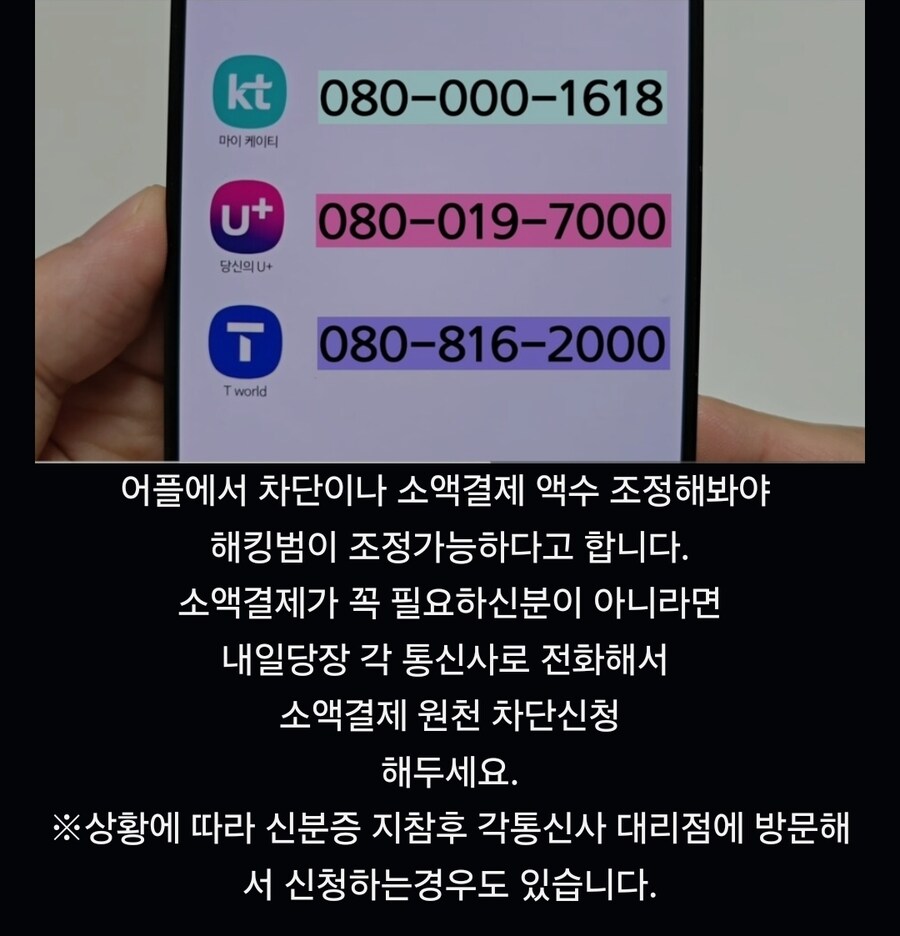 지금 소액결제 해킹 피해 막으려면 그냥 원천차단하래_1.jpg