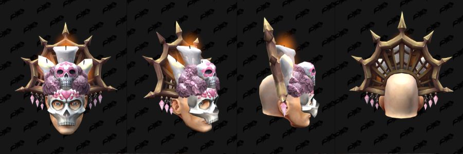 와우 11.2.5 신규 망자의 날 변신 - 꽃 왕관, 해골 헬멧_12.jpg