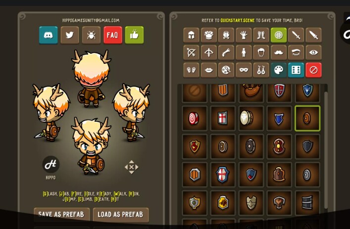 유니티)이번주 무료에셋-4방향 2D판타지 캐릭터 메이커_1.png