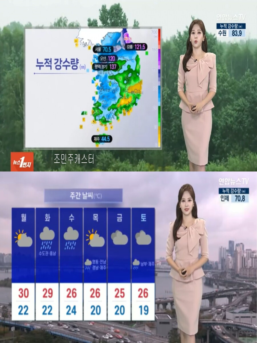 휴일, 다시 맑고 늦더위(남부 더위, 아침 영남 비)_4.jpg