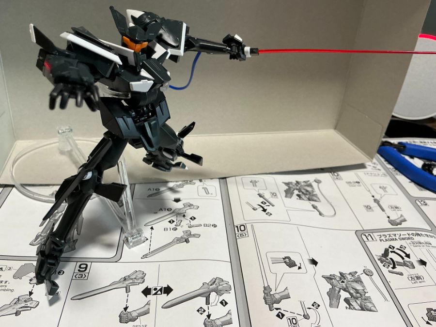 HG 1/144 GN 플래그 가조립 + 변형 사진_5.jpg