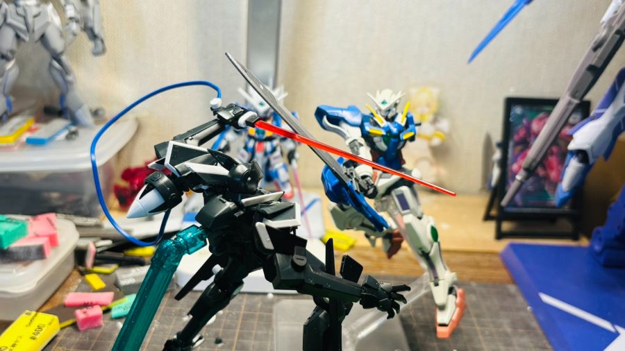 HG 1/144 GN 플래그 가조립 + 변형 사진_13.jpg