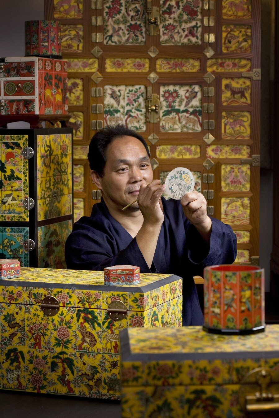 1년걸린 국가무형유산 두분이 제작한 부채_7.jpg