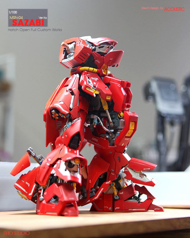 MSN-04 SAZABI Hatch Open Full Custom 제작완성_8.jpg