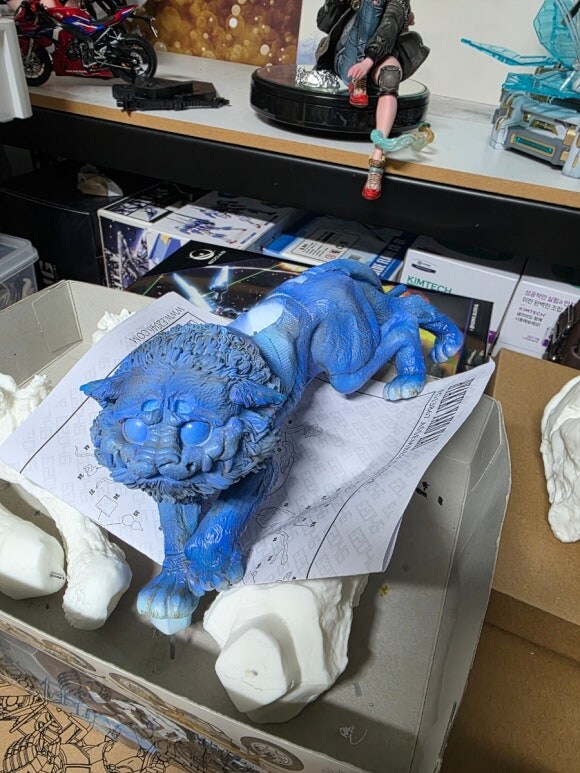 백귀야행 괴이 레진피규어 작업중 입니다_1.jpg