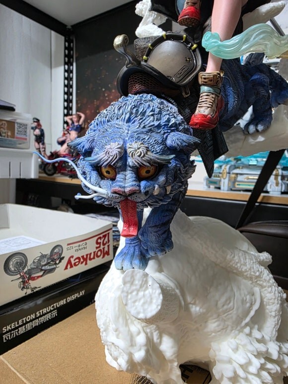 백귀야행 괴이 레진피규어 작업중 입니다_3.jpg