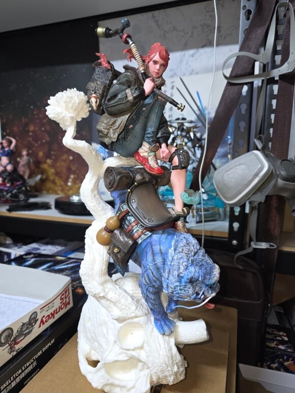 백귀야행 괴이 레진피규어 작업중 입니다_8.jpg