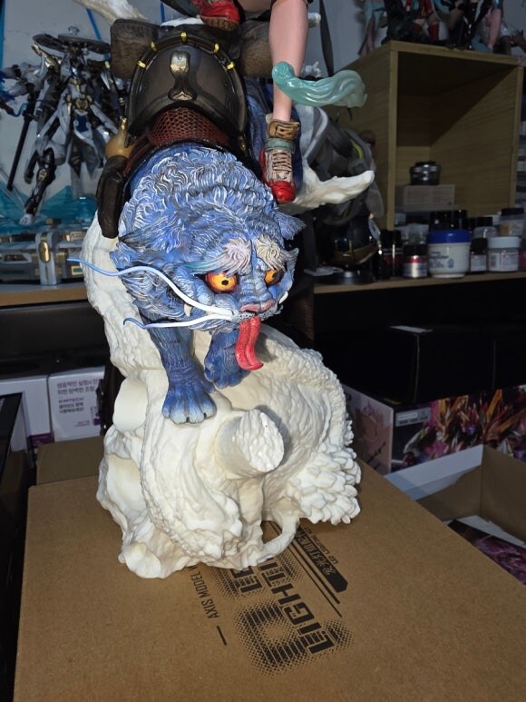 백귀야행 괴이 레진피규어 작업중 입니다_11.jpg