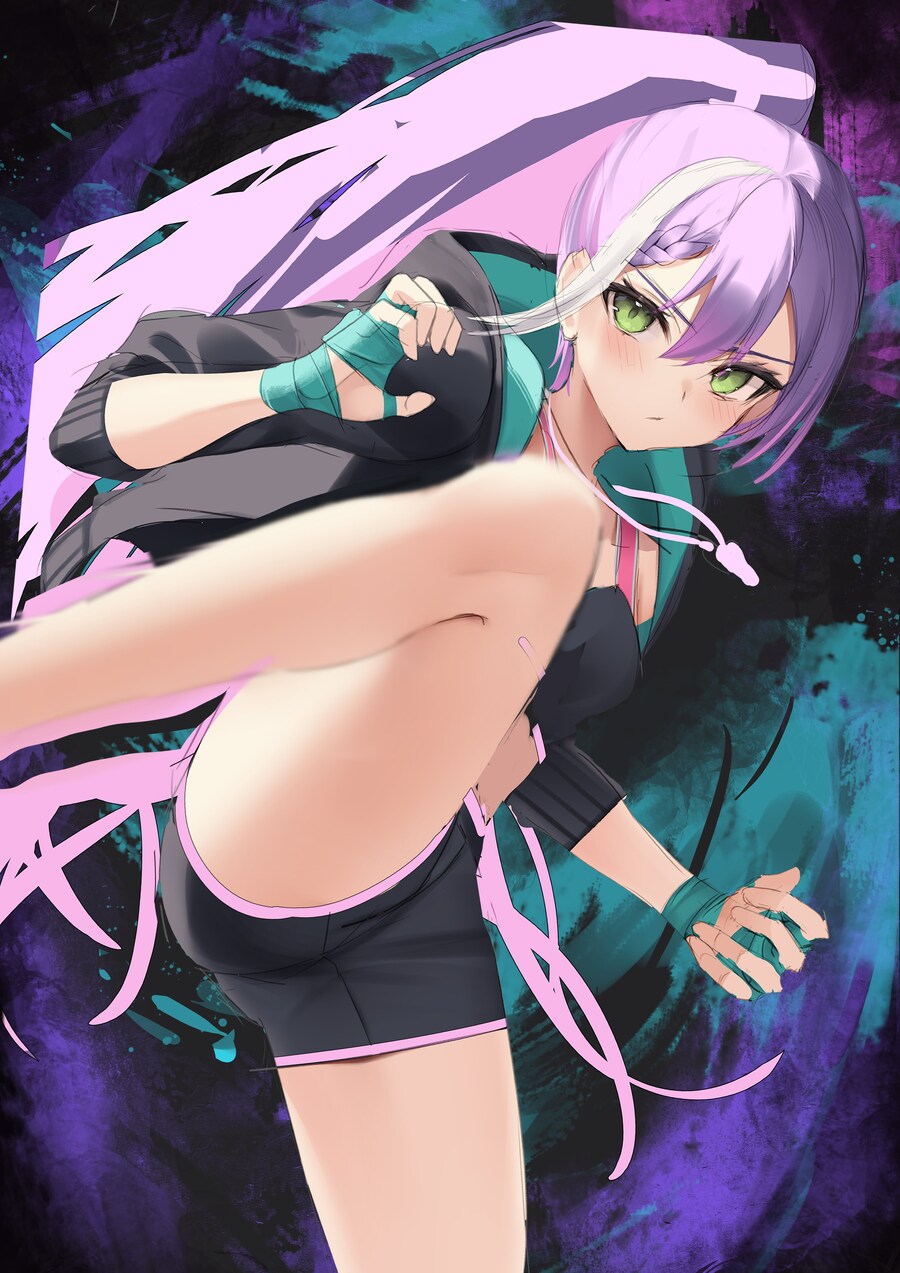 버튜버)토와 너 에드 코스프레를 하고 발차기라니_1.jpg